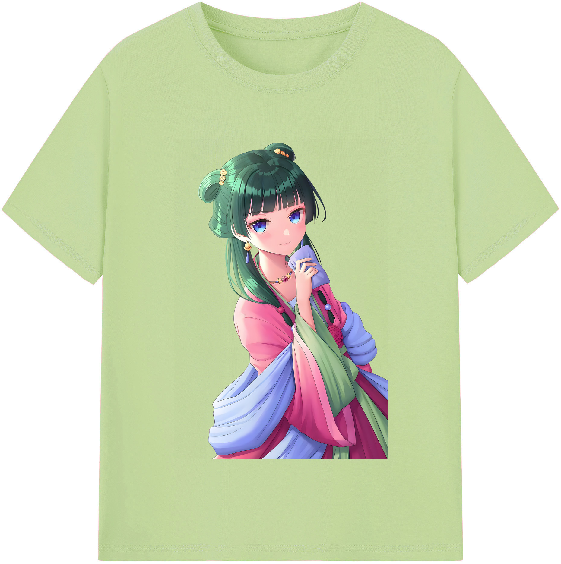 （画像用） 薬屋のひとりごと The Apothecary Diaries 綿100％半袖Tシャツ（フロントプリント）